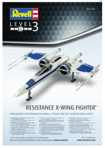 Manual Revell set 06744 Star Wars Resistance X-Wing Fighter
