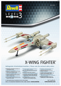 Manual Revell set 06779 Star Wars X-Wing Fighter