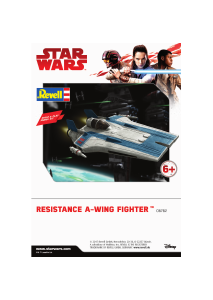 Manual Revell set 06762 Star Wars Resistance A-Wing Fighter