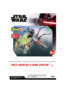 Manual Revell set 06777 Star Wars Poes Boosted X-Wing Fighter