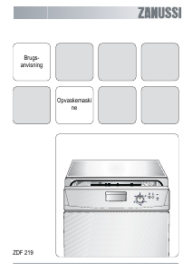 Brugsanvisning Zanussi ZDF219 Opvaskemaskine