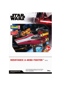 Manual Revell set 06770 Star Wars Resistance A-Wing Fighter