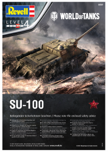 Manual Revell set 03507 World of Tanks SU-100