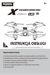 Instrukcja Syma X21C Dron