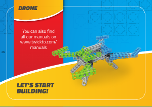 Manual Twickto set Vehicles Drone