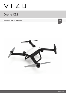 Mode d’emploi VIZU X22 Drone