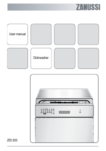 Manual Zanussi ZDI200N Dishwasher