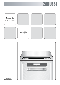 Manual de uso Zanussi ZDI600SX Lavavajillas