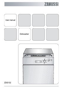 Handleiding Zanussi ZDIS102X Vaatwasser