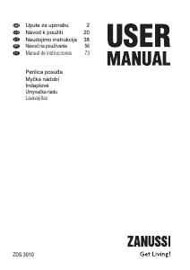 Manual de uso Zanussi ZDS3010 Lavavajillas