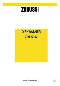 Manual Zanussi ZDT5052 Dishwasher