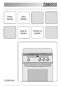 Priručnik Zanussi ZCG551GW1 Raspon