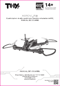 Manual de uso Toylab X-Drone_R58 Drone