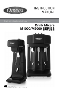 Manual Omega M1000 Drink Mixer