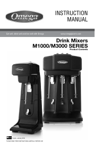 Handleiding Omega M3000 Drankmixer