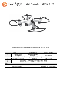 Manual Navig8r WF20 Drone