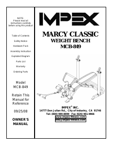 Manual Impex MCB-849 Multi-gym