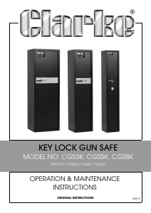 Manual Clarke CGS3K Safe