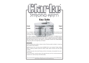 Manual Clarke CS200K Safe