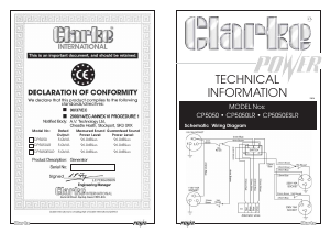 Manual Clarke CP5050N Generator