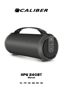 Manual Caliber HPG240BT Speaker