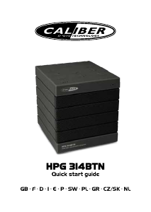 Bedienungsanleitung Caliber HPG314BTN Lautsprecher