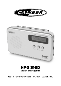 Handleiding Caliber HPG316D Radio