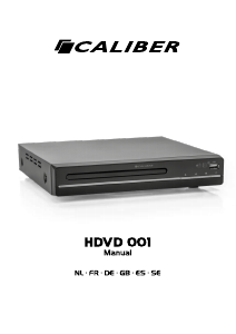 Manual de uso Caliber HDVD001 Reproductor DVD