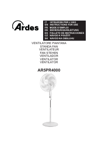 Manual de uso Ardes AR5PR4000 Ventilador