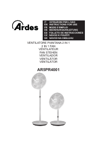 Manual Ardes AR5PR4001 Fan