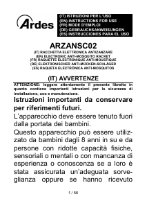 Manuale Ardes ARZANSC02 Repellente per insetti