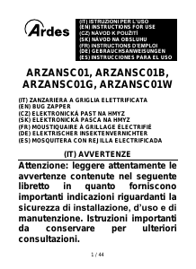 Mode d’emploi Ardes ARZANSC01W Répulsif de animaux