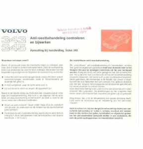 Handleiding Volvo 345 (1982)