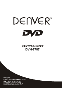 Käyttöohje Denver DVH-7787 DVD-soitin