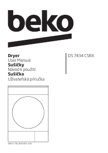 Návod BEKO DS 7434 CSRX Sušička