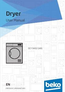 Manual BEKO DCY 9402 GXB1 Dryer