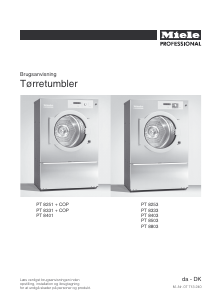 Brugsanvisning Miele PT 8253 Tørretumbler