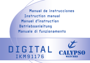 Manuale Calypso K5320 Orologio da polso
