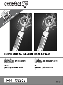 Manuale Nevadent DAZD 3.7 Li A1 Spazzolino elettrico