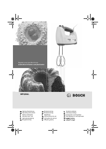 Brugsanvisning Bosch MFQ36400 Håndmixer