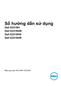 Hướng dẫn sử dụng Dell E2318NX Màn hình LCD