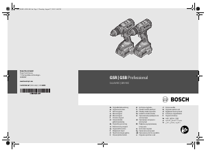 Посібник Bosch GSR 14.4 V-EC Professional Шурупокрут