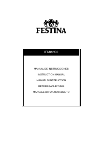 Manual de uso Festina F20534 Automatic Skeleton Reloj de pulsera