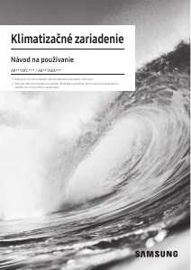 Návod Samsung AR07TXEAAWKN Klimatizácia