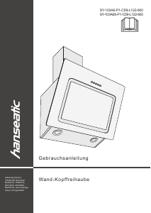 Manual Hanseatic SY-103A6S-P1-C59-L122-600 Cooker Hood