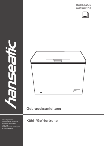 Manual Hanseatic HGT85112DE Freezer