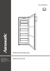 Manual Hanseatic HGS14355ENFW Freezer