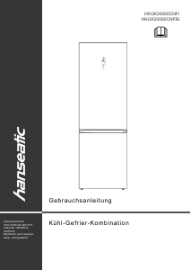 Bedienungsanleitung Hanseatic HKGK20060CNFI Kühl-gefrierkombination