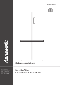 Handleiding Hanseatic HCDA19090DI Koel-vries combinatie