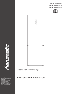 Bedienungsanleitung Hanseatic HKGK18560ENFI Kühl-gefrierkombination